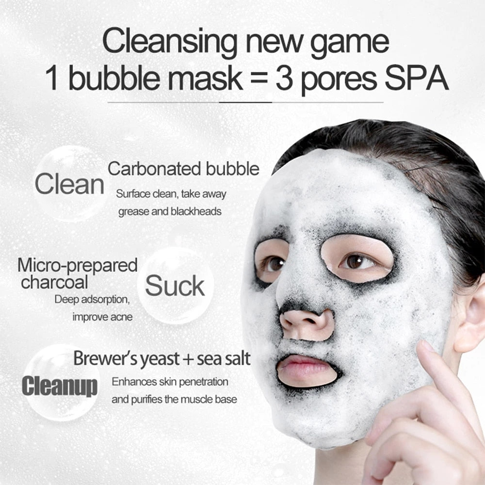 LAVENE Facial Black Sea Salt Bubble Mask